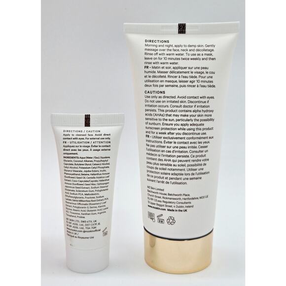 Mz Skin Cleanse & Clarify Dual Action AHA Cleanser/Mask + .5 oz Calming Moisture - Picture 5 of 5